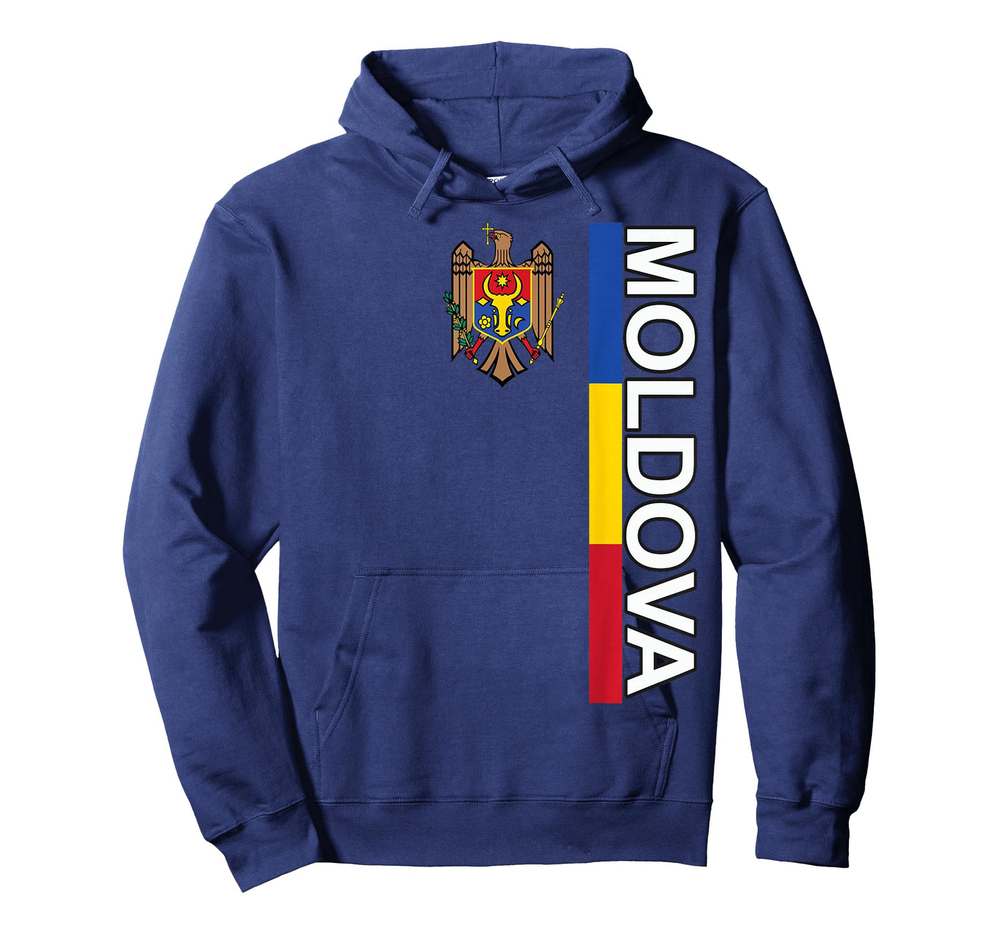 Moldovan Flag Left with Moldova Emblem T-Shirt