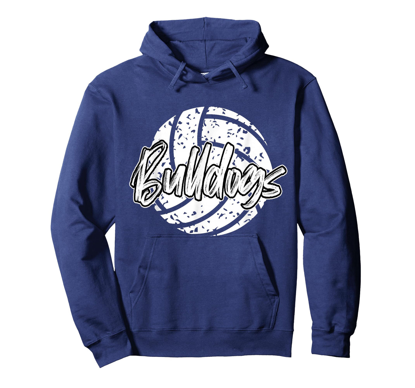 Bulldogs Volleyball School Sports Fan Team Spirit T-Shirt