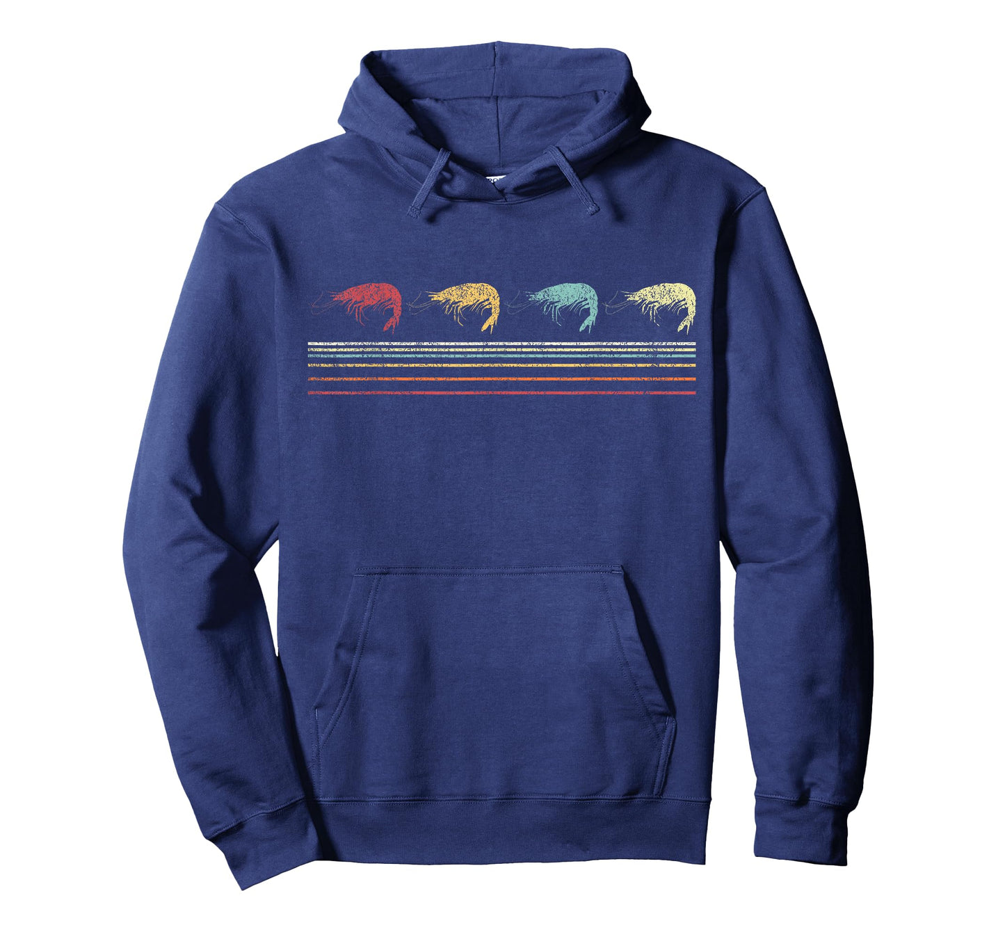 Retro Shrimp Lover Funny Shrimp Vintage T-Shirt