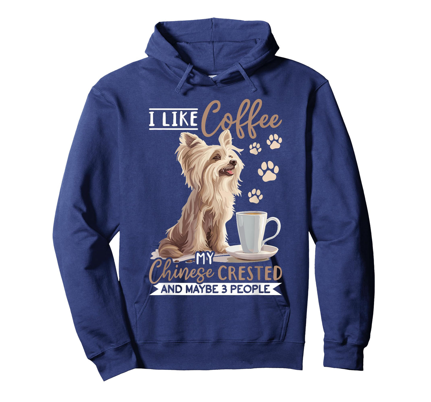 Chinese Crested Dog Breed I like coffee my Chinese Crested T-Shirt for Men Women Girls Kids