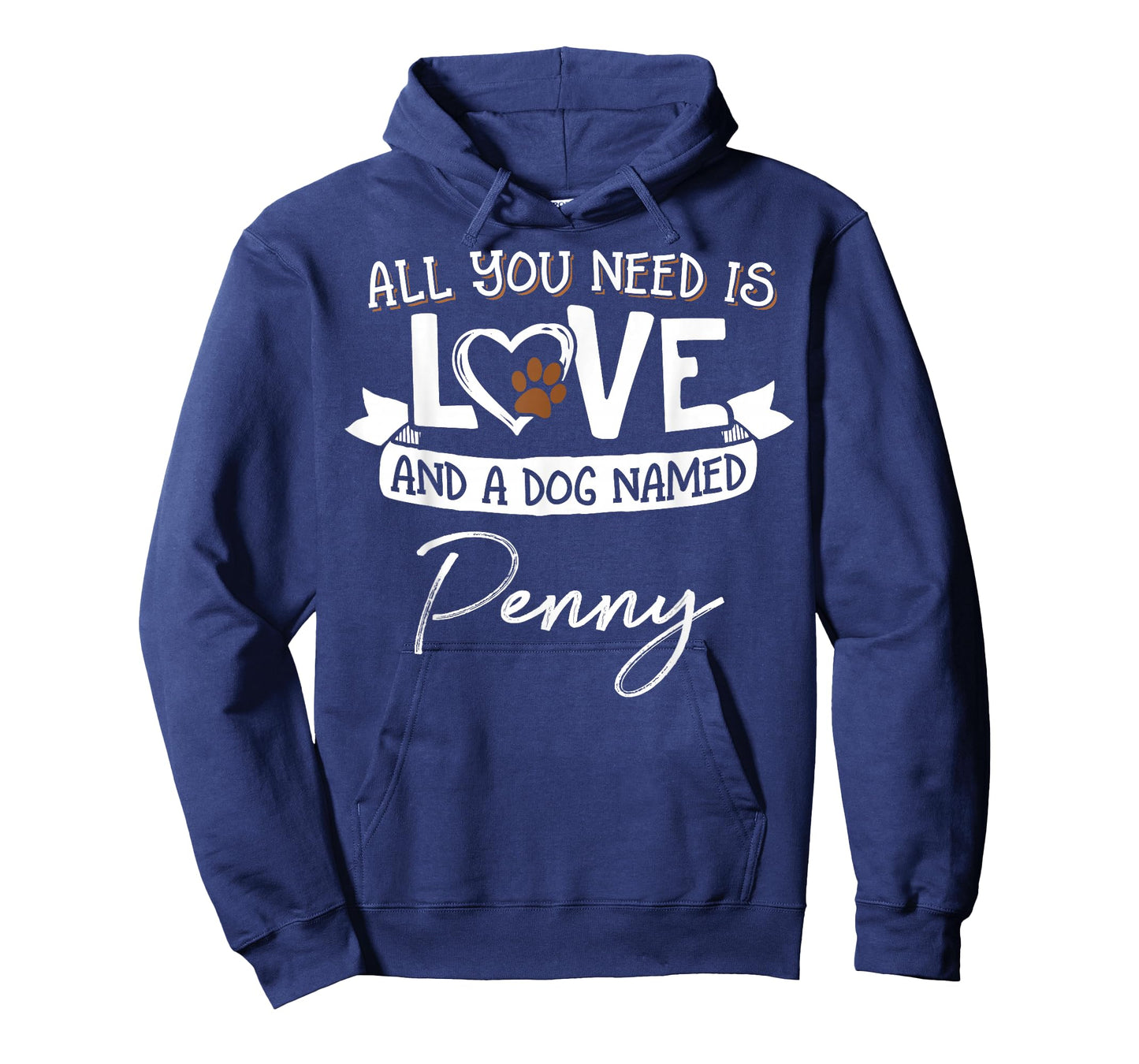 Cute Dog Named Penny Design for Women and Men T-Shirt