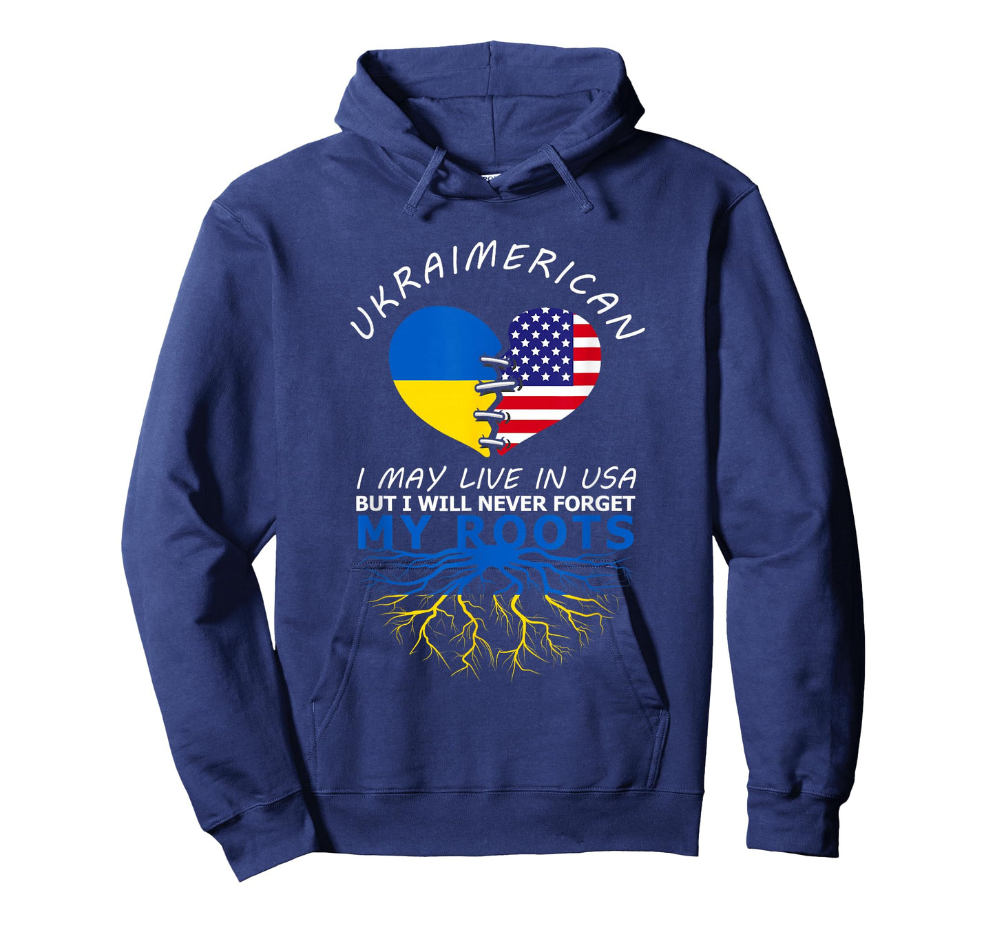 Ukraine USA Proud Of Both Countries Ukraimerican T-Shirt