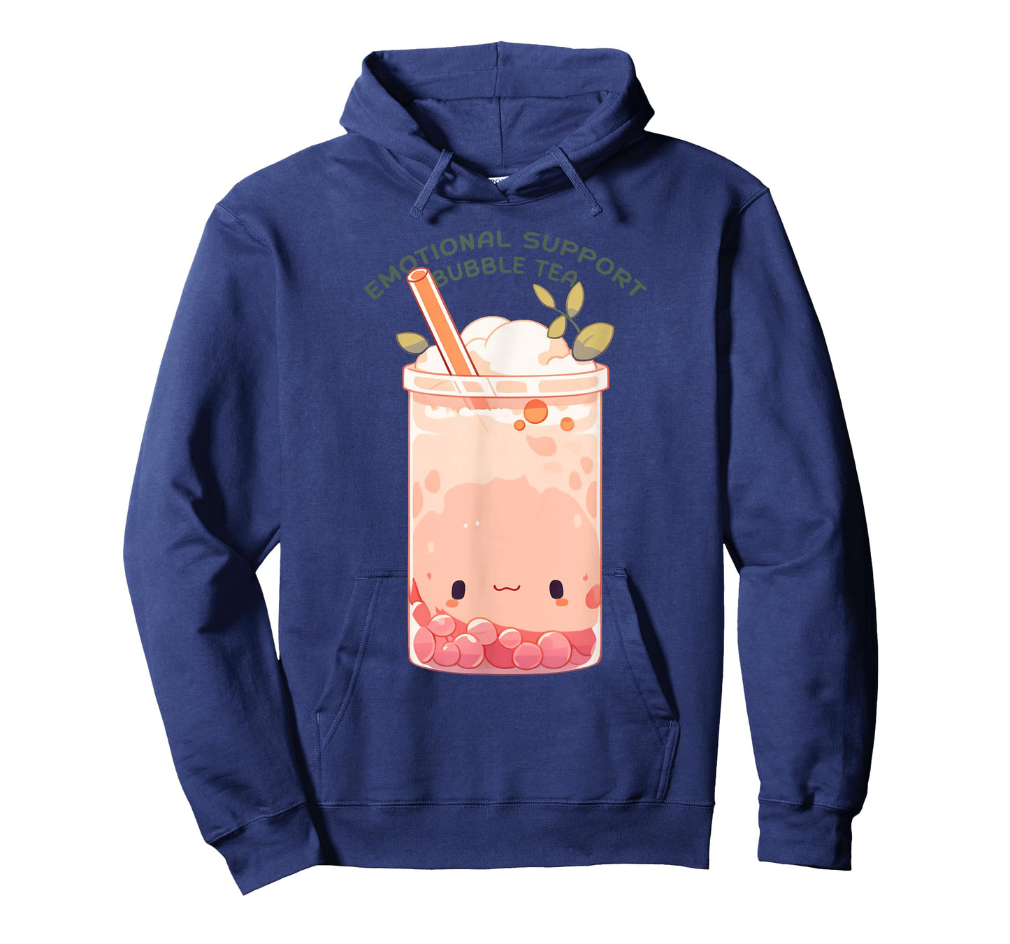 Emotional Support Bubble Tea Cute Kawaii Bubble Tea T-Shirt