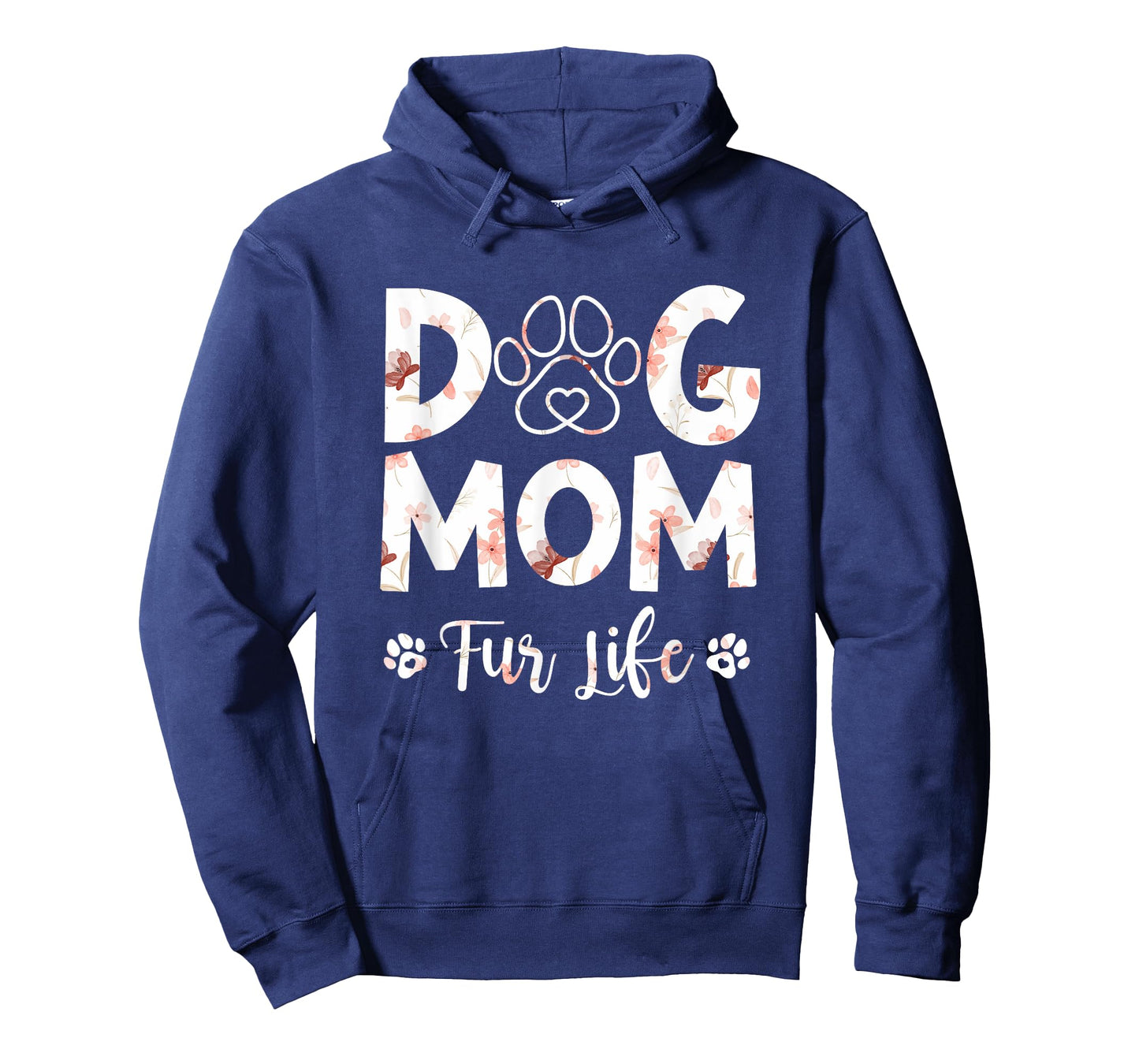 Funny Dog Mom Fur Life Happy Mother's Day Best Dog Mom Men Women T-Shirt