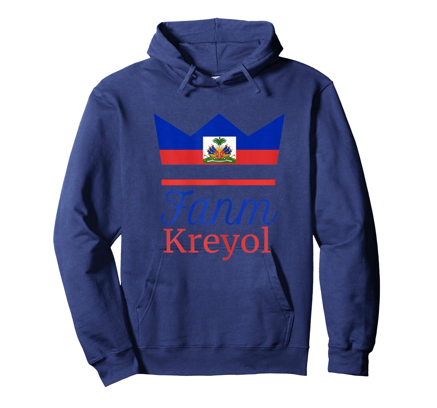 Fanm Kreyol Haitian Pride Haiti Crown Gift Ayiti Flag T-Shirt