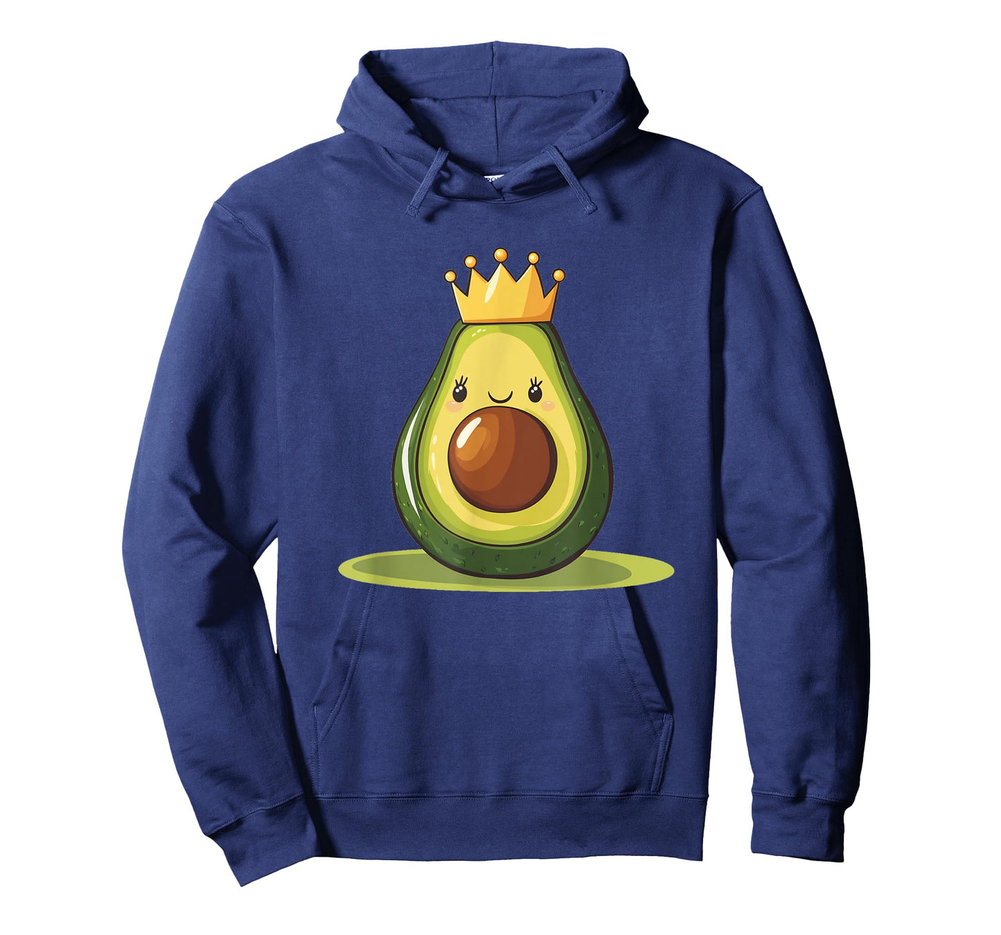 Funny Avocado with Crown for Kingdom and Fruits Lovers T-Shirt