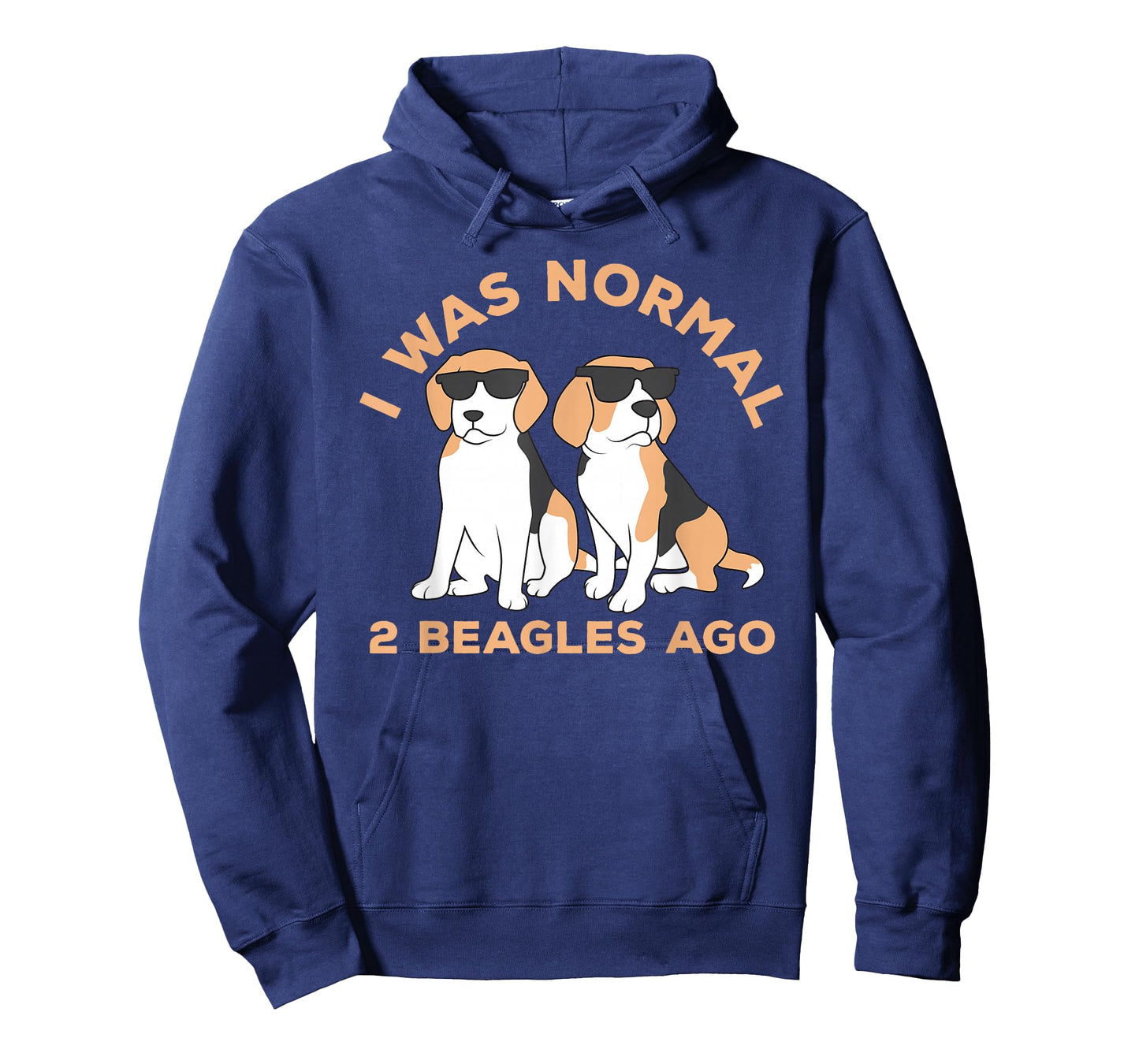 I Was Normal 2 Beagles Ago Dog Puppy Lover Funny Beagle T-Shirt