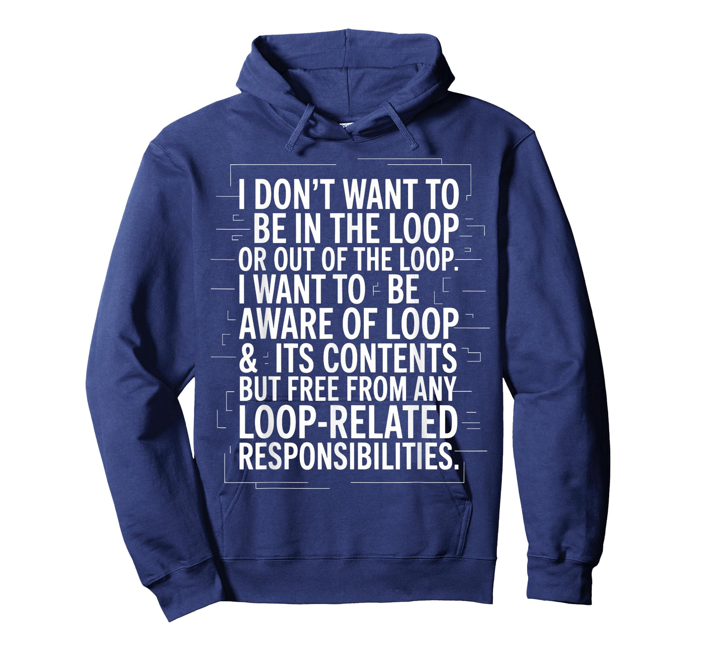 I Want to Be Aware of Loop and Its Contents T-Shirt