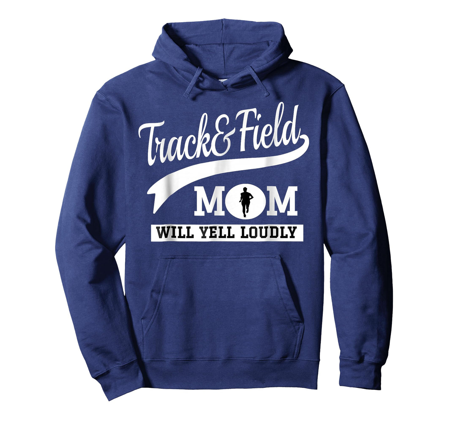 Track and Field Mom Loud Cheer Mom Runner mother's day gift T-Shirt