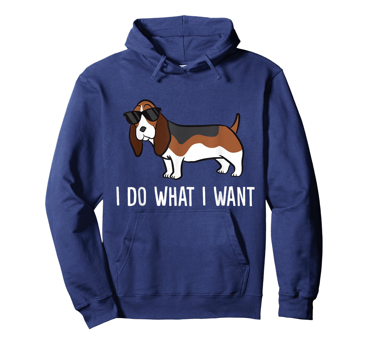 Funny Basset Hound Lover I Do What I Want T-Shirt