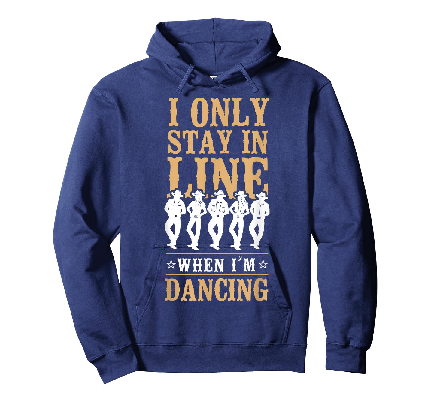 Line Dancing Dance Teacher I Only Stay In Line When I'm T-Shirt