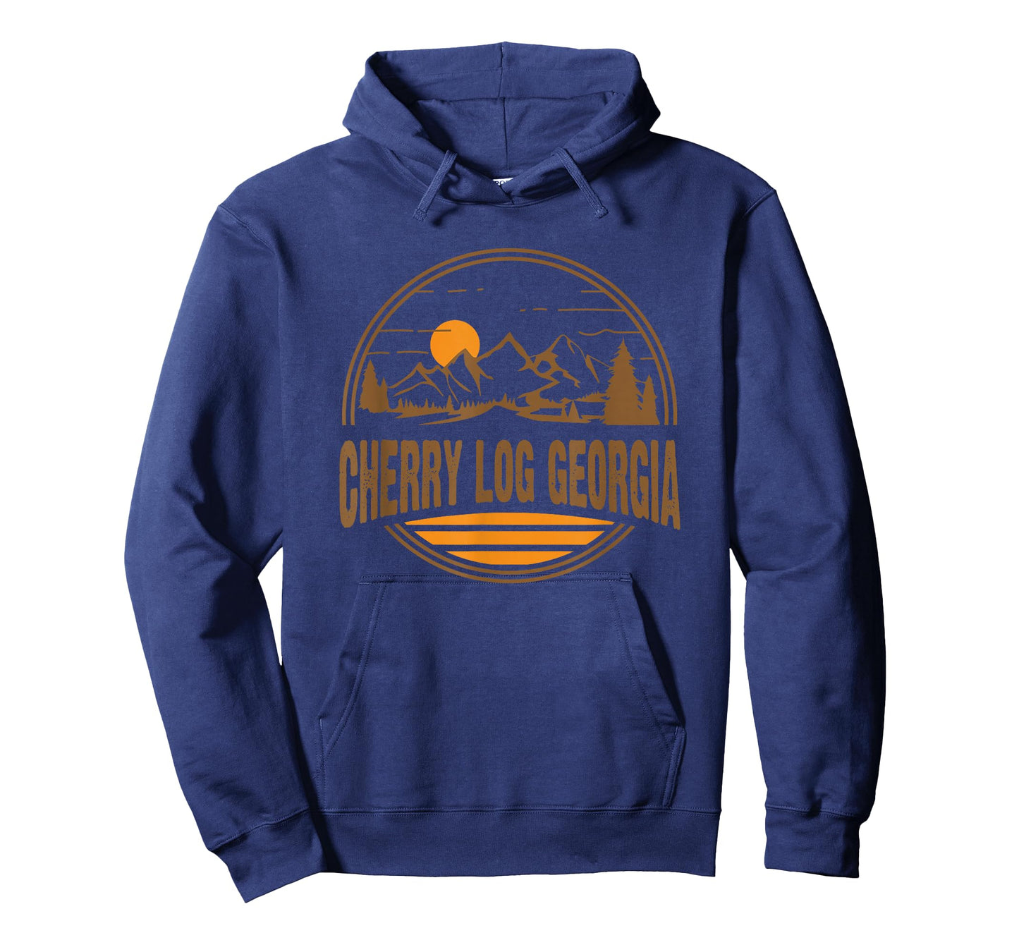 Vintage Cherry Log, Georgia Mountain Hiking Souvenir Print T-Shirt