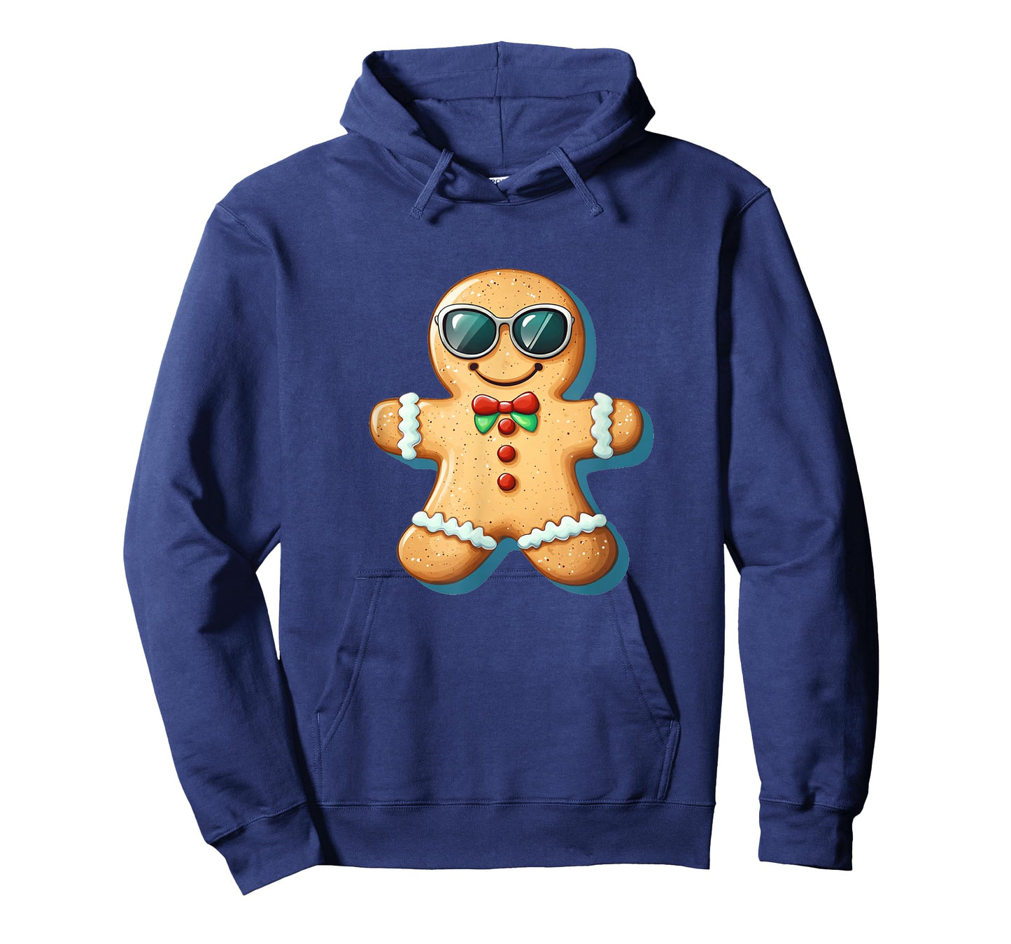A Smart Gingerbread Man with a Funny Look T-Shirt