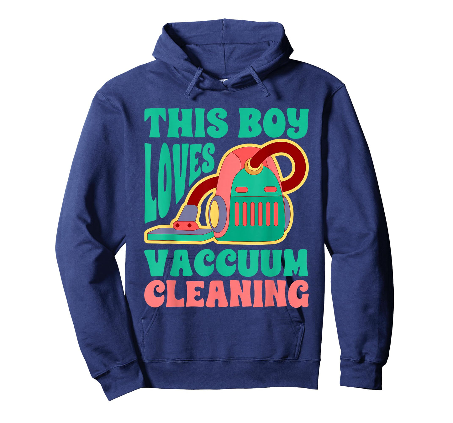 This Boy Loves Vacuum Cleaning Design T-Shirt