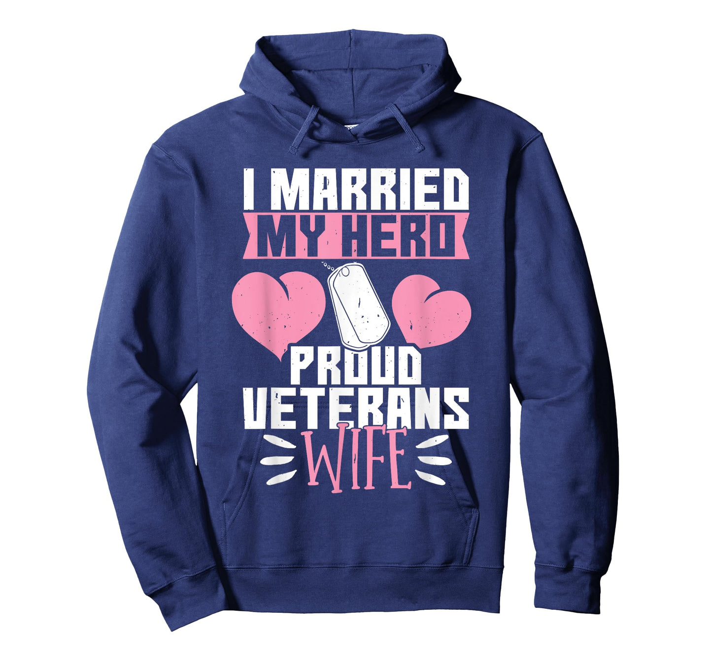 I Married My Hero Veterans Wife T-Shirt