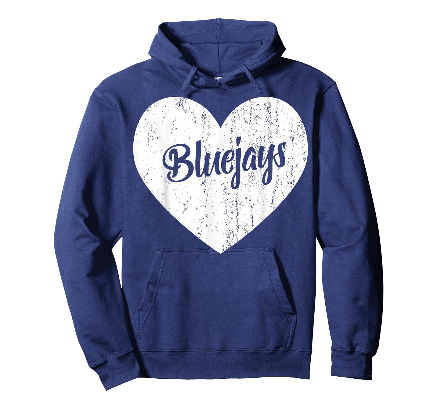 Bluejays School Sports Fan Team Spirit Mascot Heart Gift T-Shirt