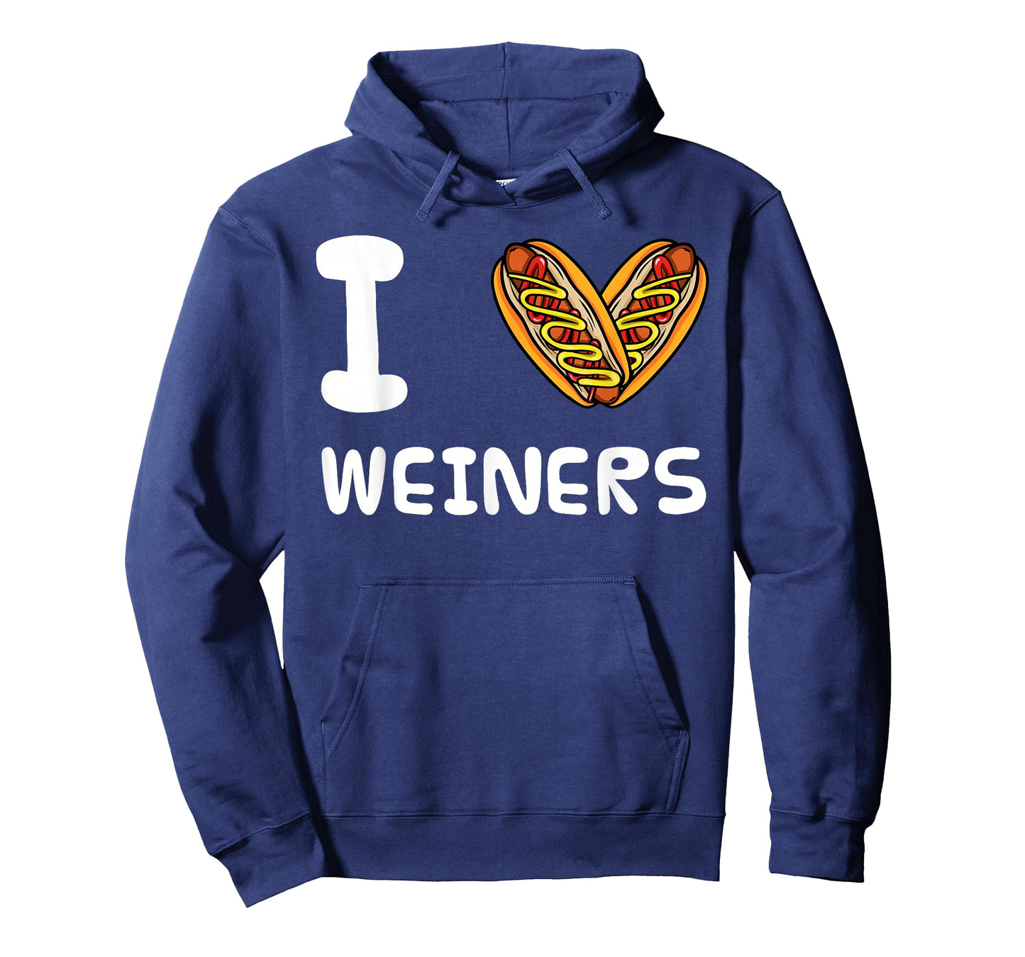 I Love Weiners Hotdogs Frankfurter Wiener Frank Sausage Bun T-Shirt