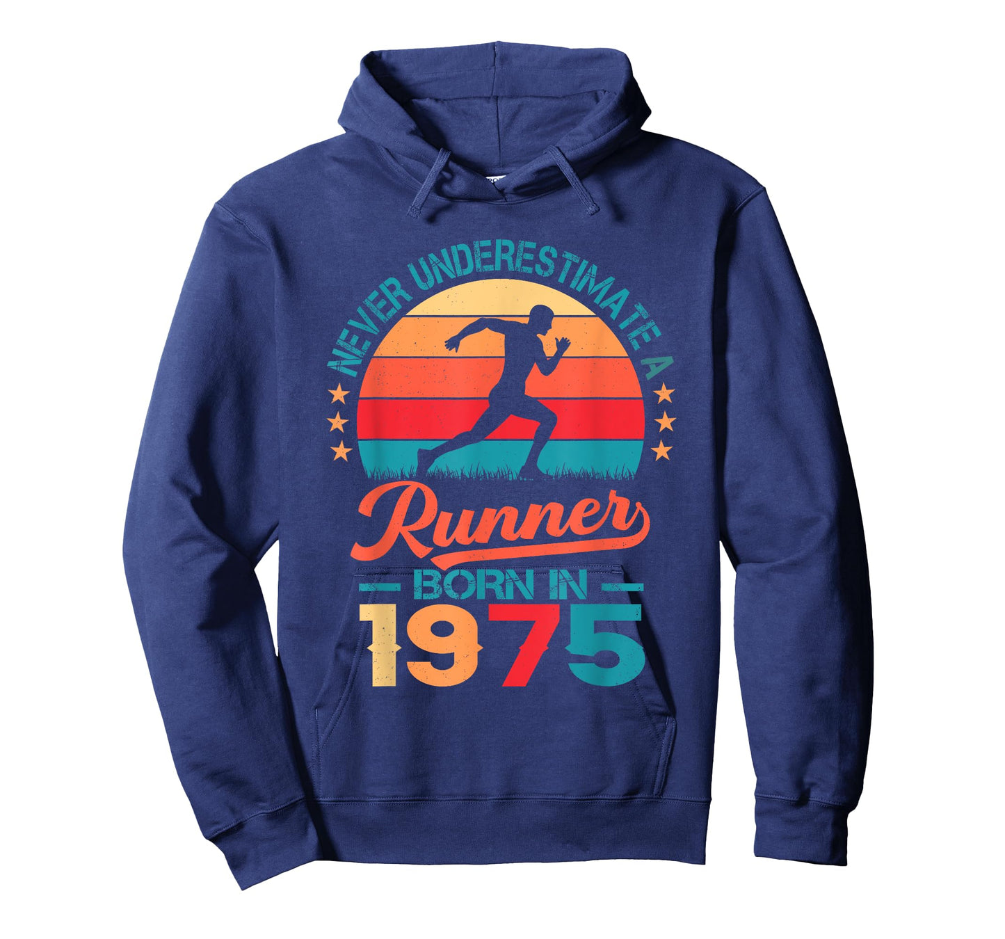 Runner born in 1975 50th Birthday Running 50 Years Old T-Shirt