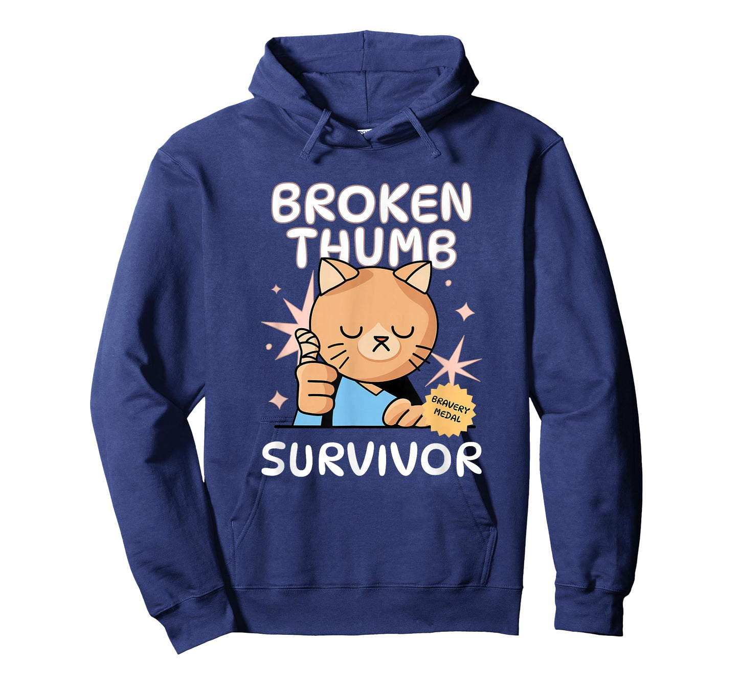 BROKEN THUMB SURVIVOR | BROKEN THUMB FINGER T-Shirt