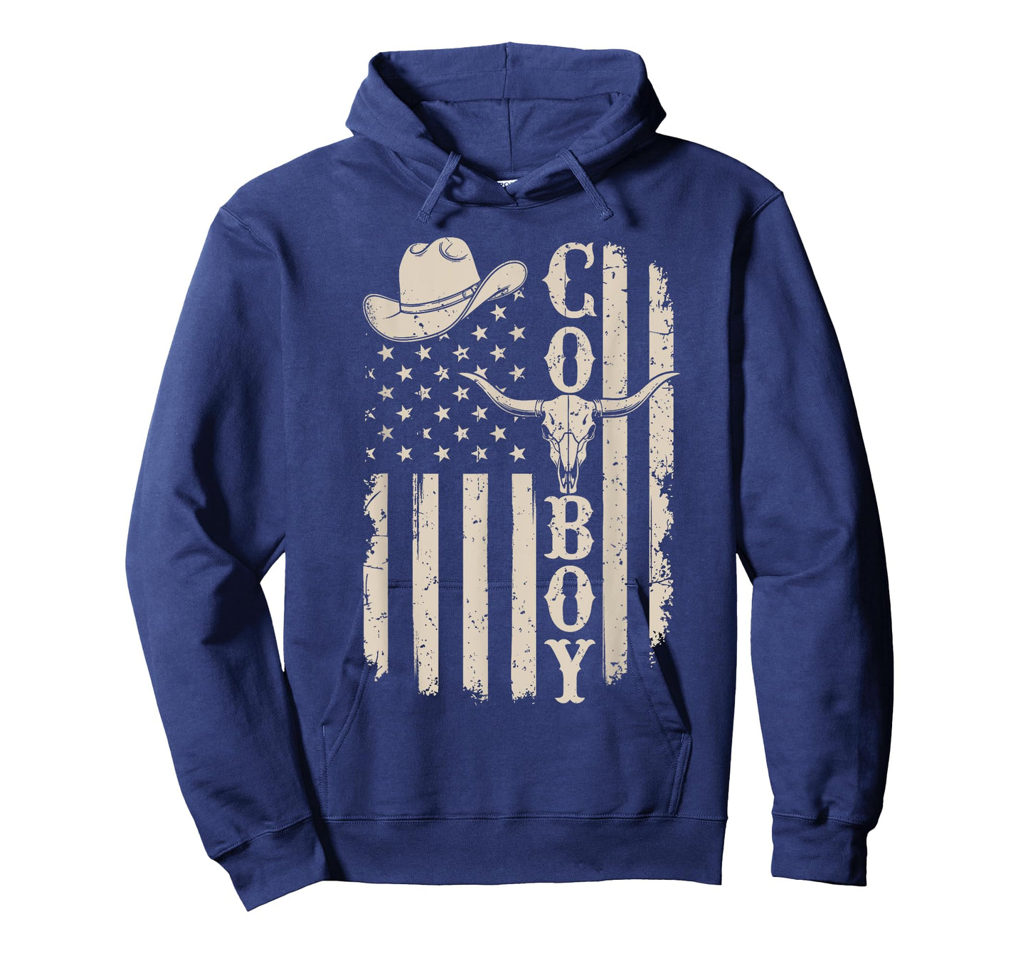Cowboy US Flag - Country Western Cowpoke Rancher T-Shirt