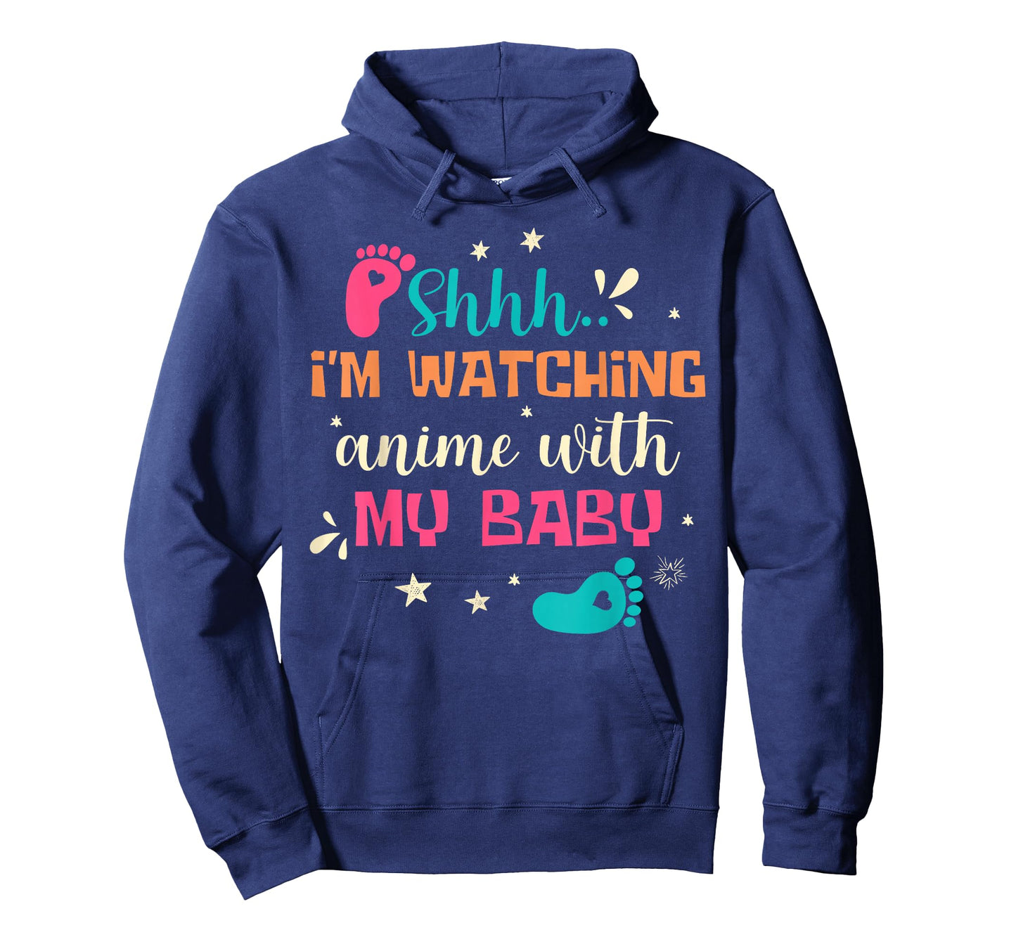 Shhh… I'm Watching Anime with My Baby Otaku New Dad Mom T-Shirt