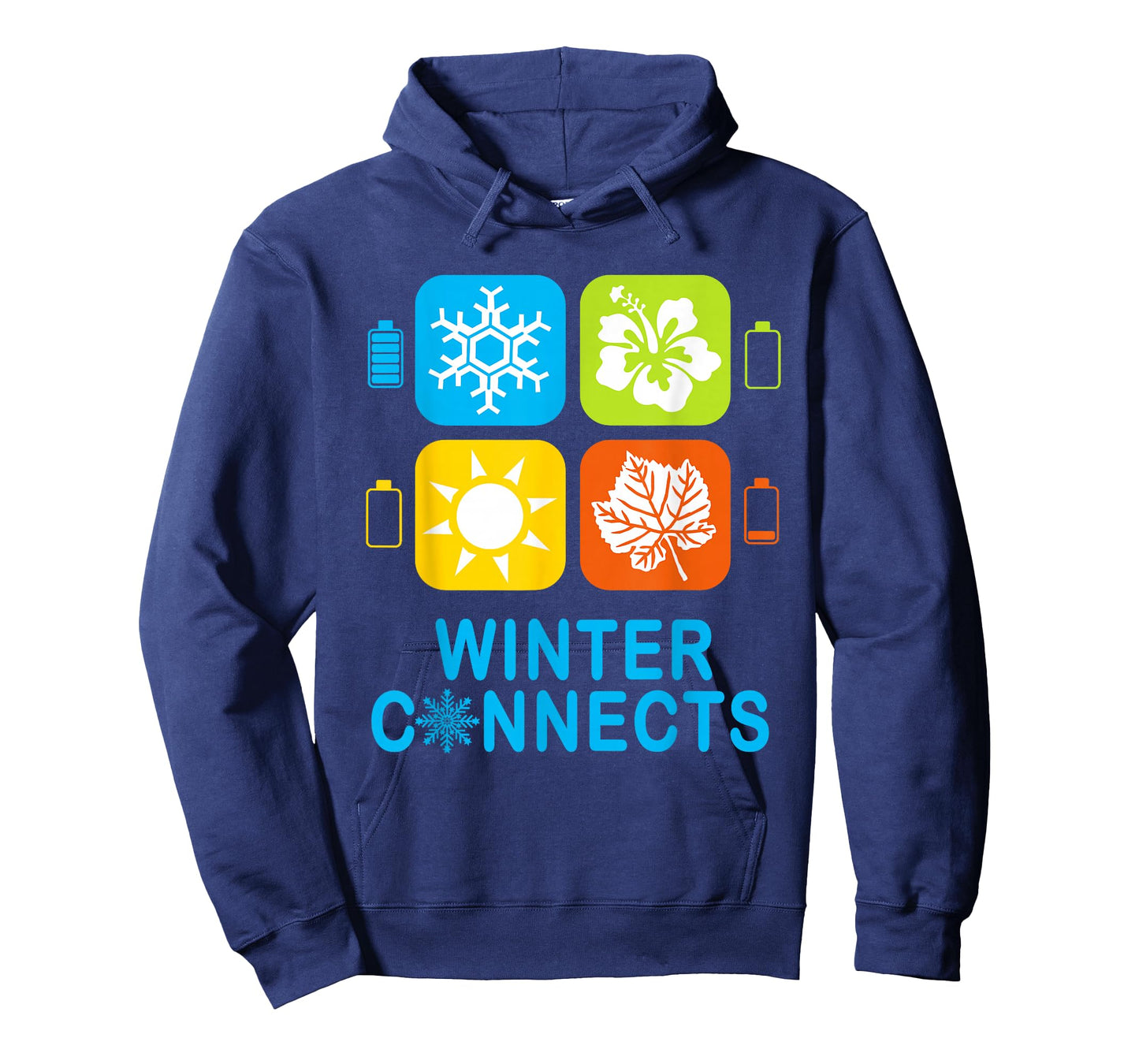 Snow Day Supporter Snowflake Winter Let It Snow, Connects T-Shirt