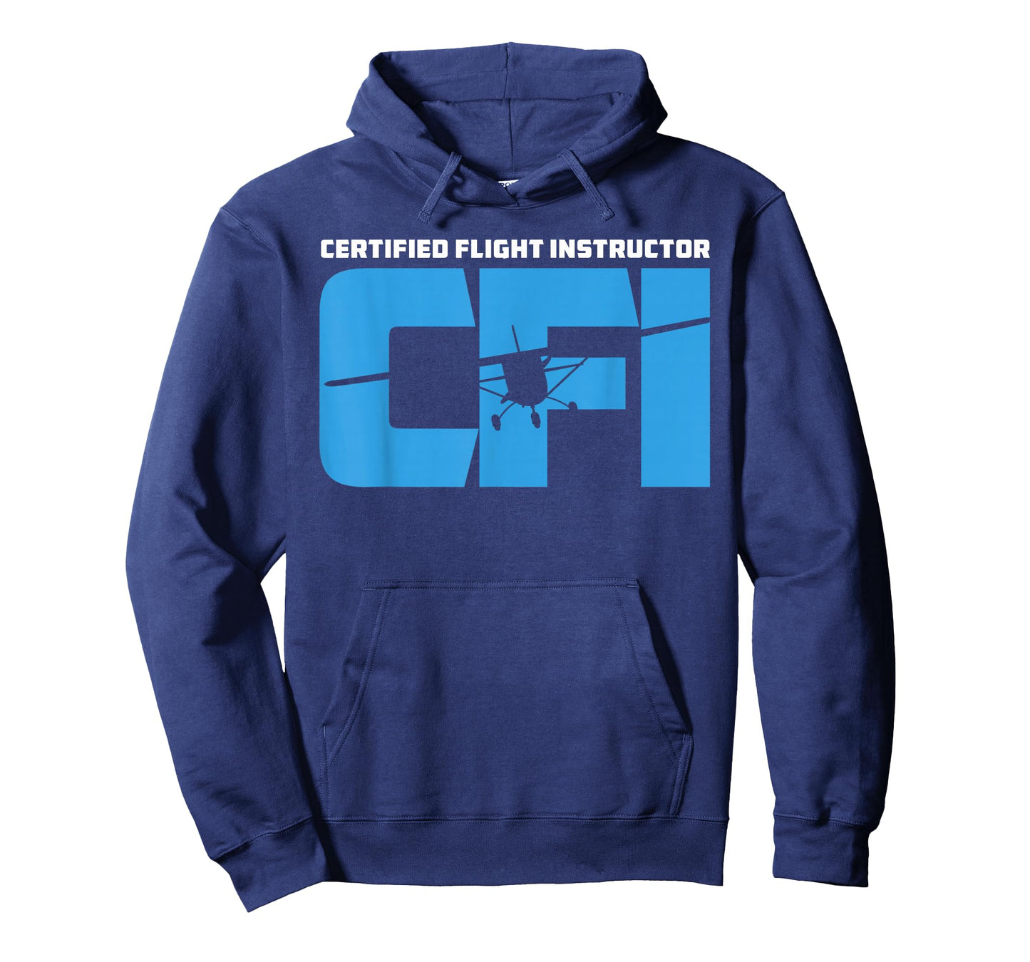 Certified Flight Instructor CFI Airplane Silhouette Design T-Shirt