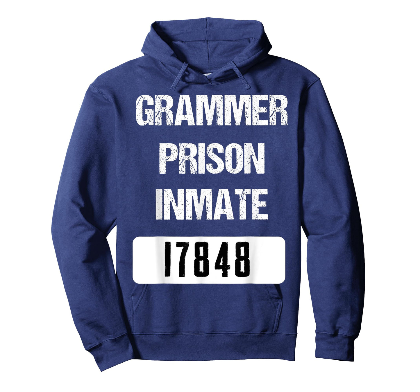 Funny English Grammar Police Inmate T-Shirt