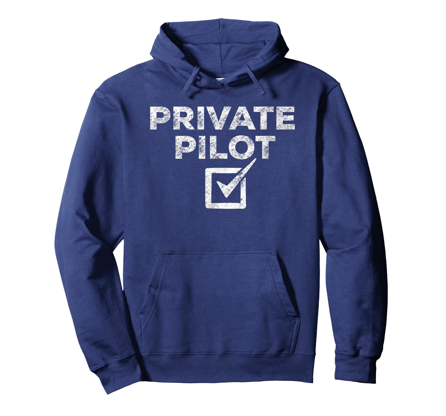 Cloud Surfing Apparel Men's Black Humorous Private Pilot Check T-Shirt