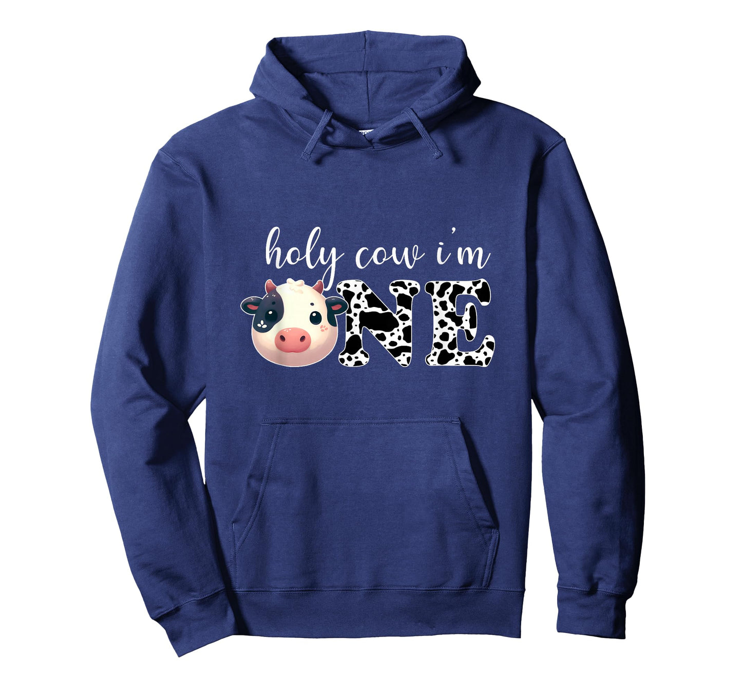 Holy Cow I'm One Cute Dairy Cow Farm Animal 1st Birthday T-Shirt