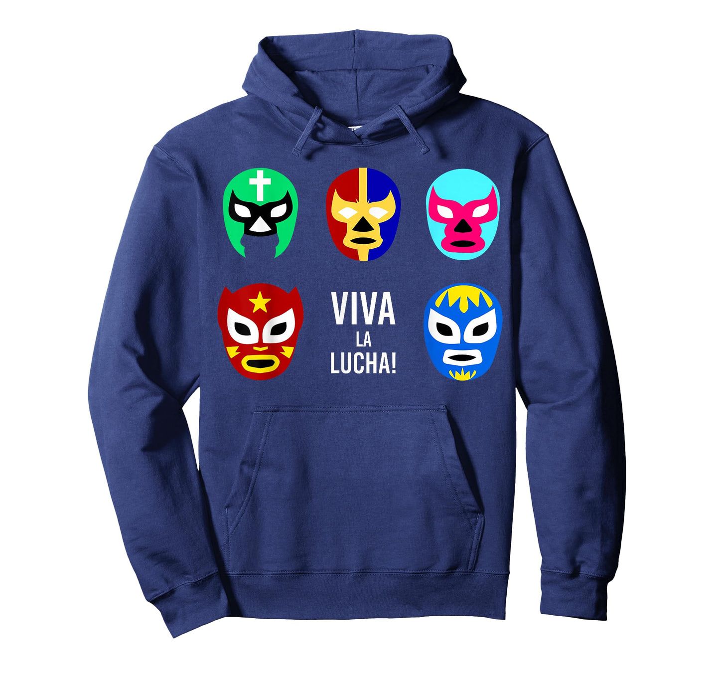 Lucha Libre Viva La Lucha Masks Mexican Wrestling Wrestler T-Shirt