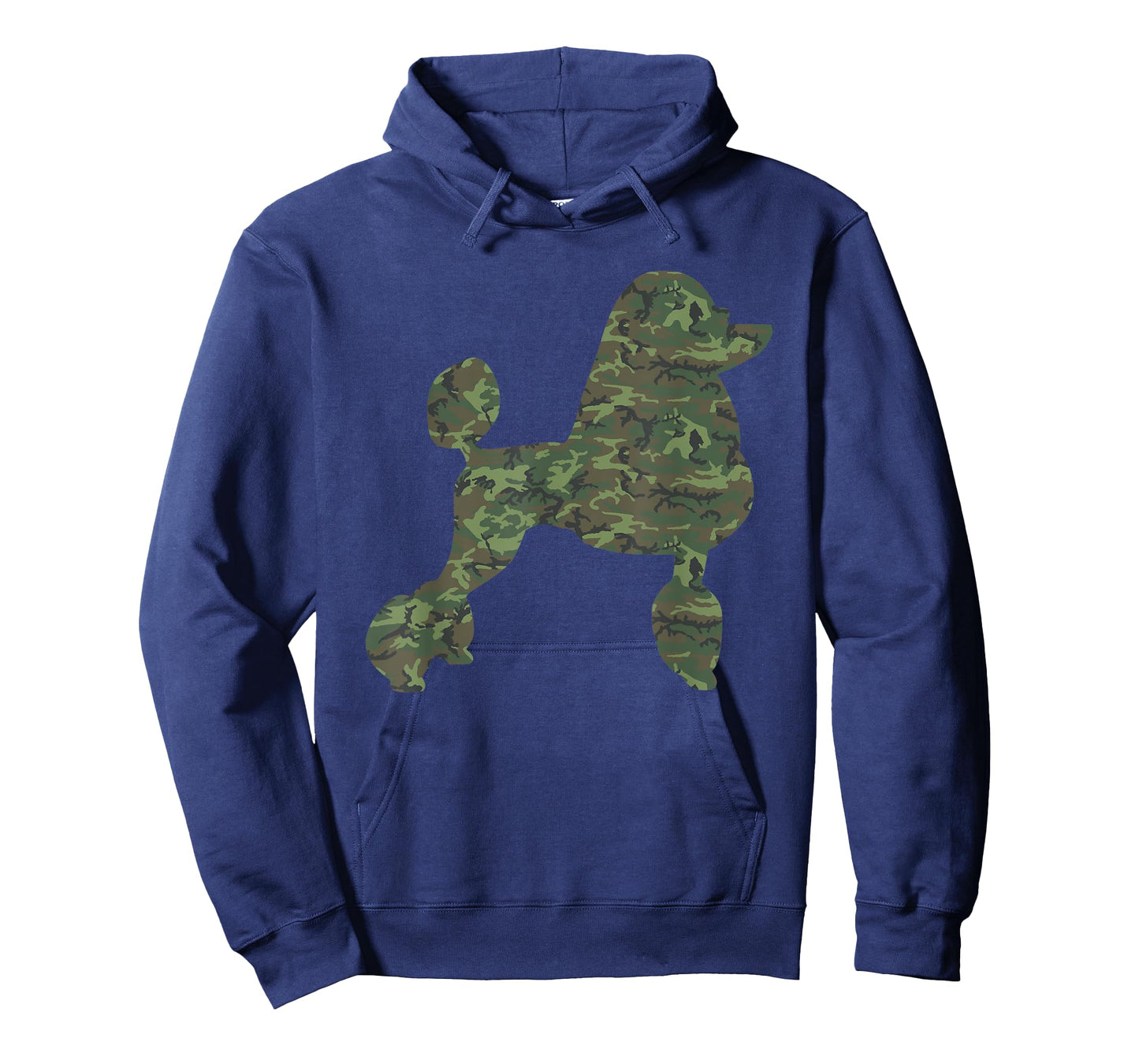 Military Poodle Camo Print US Dog Animal Veteran Men Gift T-Shirt