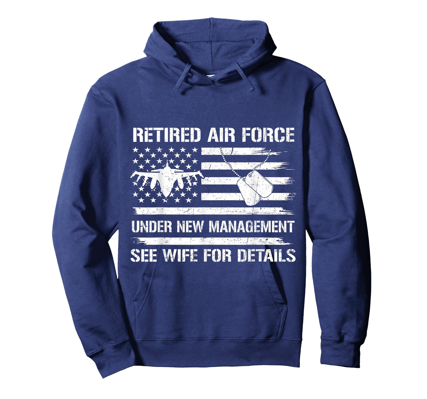 Funny Retired Air Force Veteran See Wife for Details USAF T-Shirt