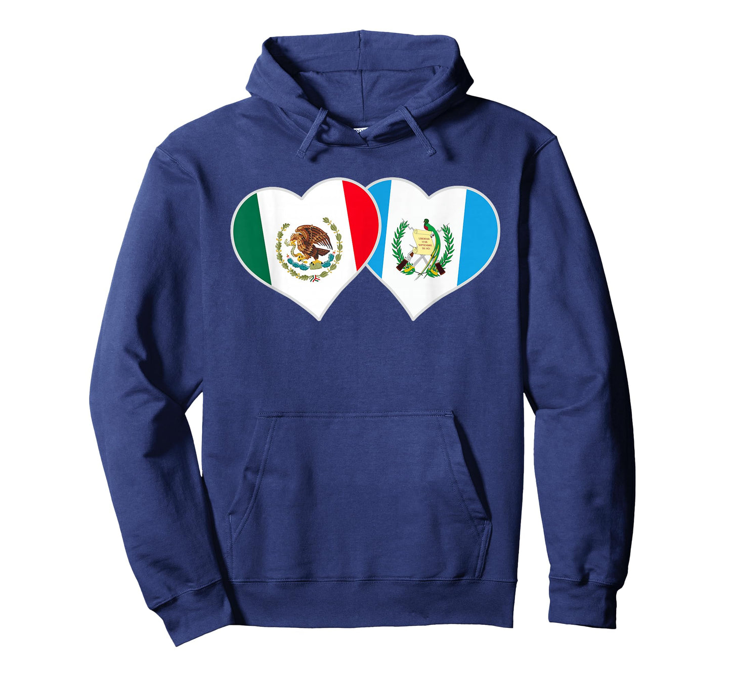 Mexican Guatemalan Flag Love Mexico Guatemala Heart T-Shirt