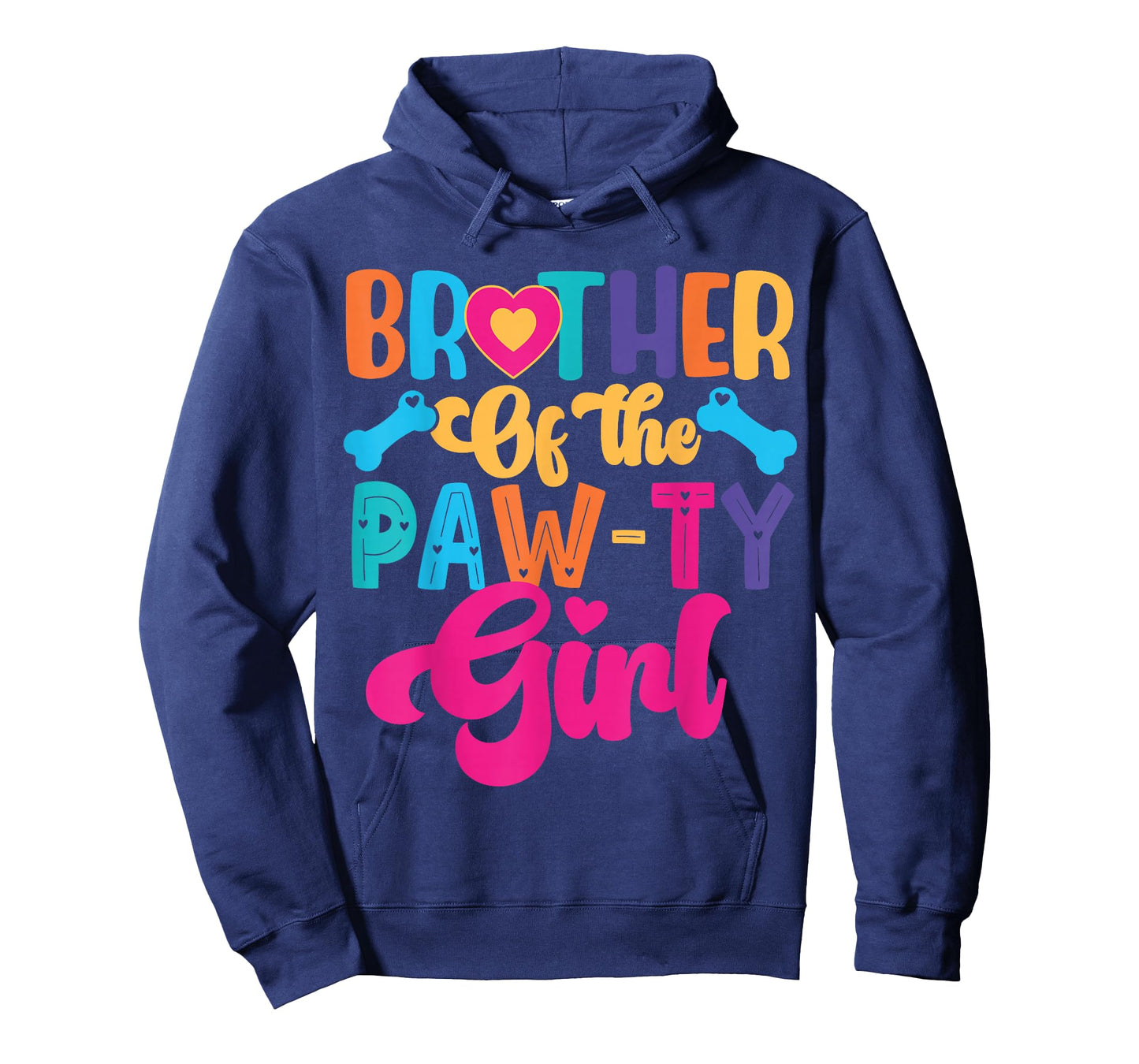 Brother Of The Birthday Girl Dog Paw Family Matching Party T-Shirt