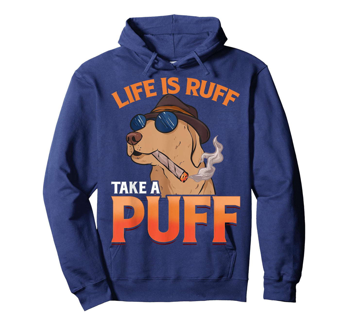 Marijuana Dog Smoking Joint Weed Life Is Ruff Take A Puff T-Shirt