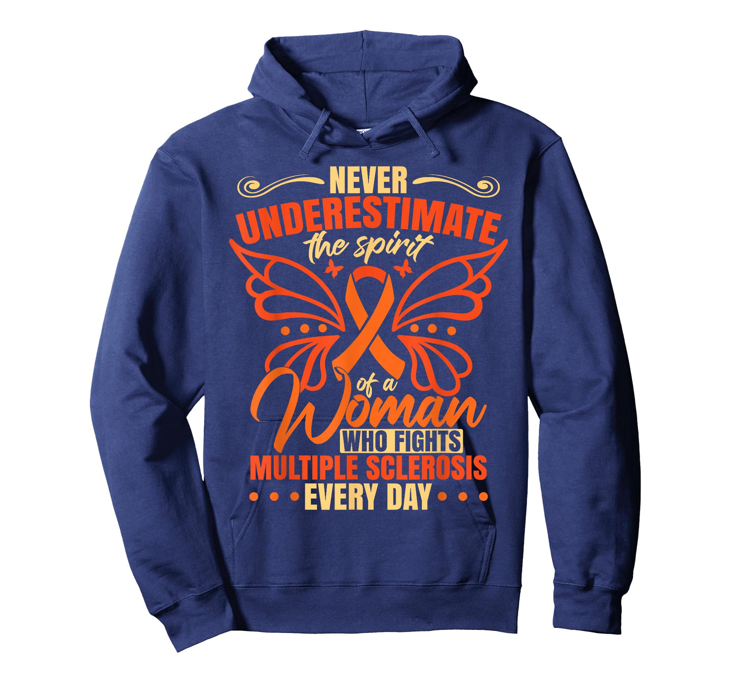 Never Underestimate A Woman Who Fights Multiple Sclerosis T-Shirt