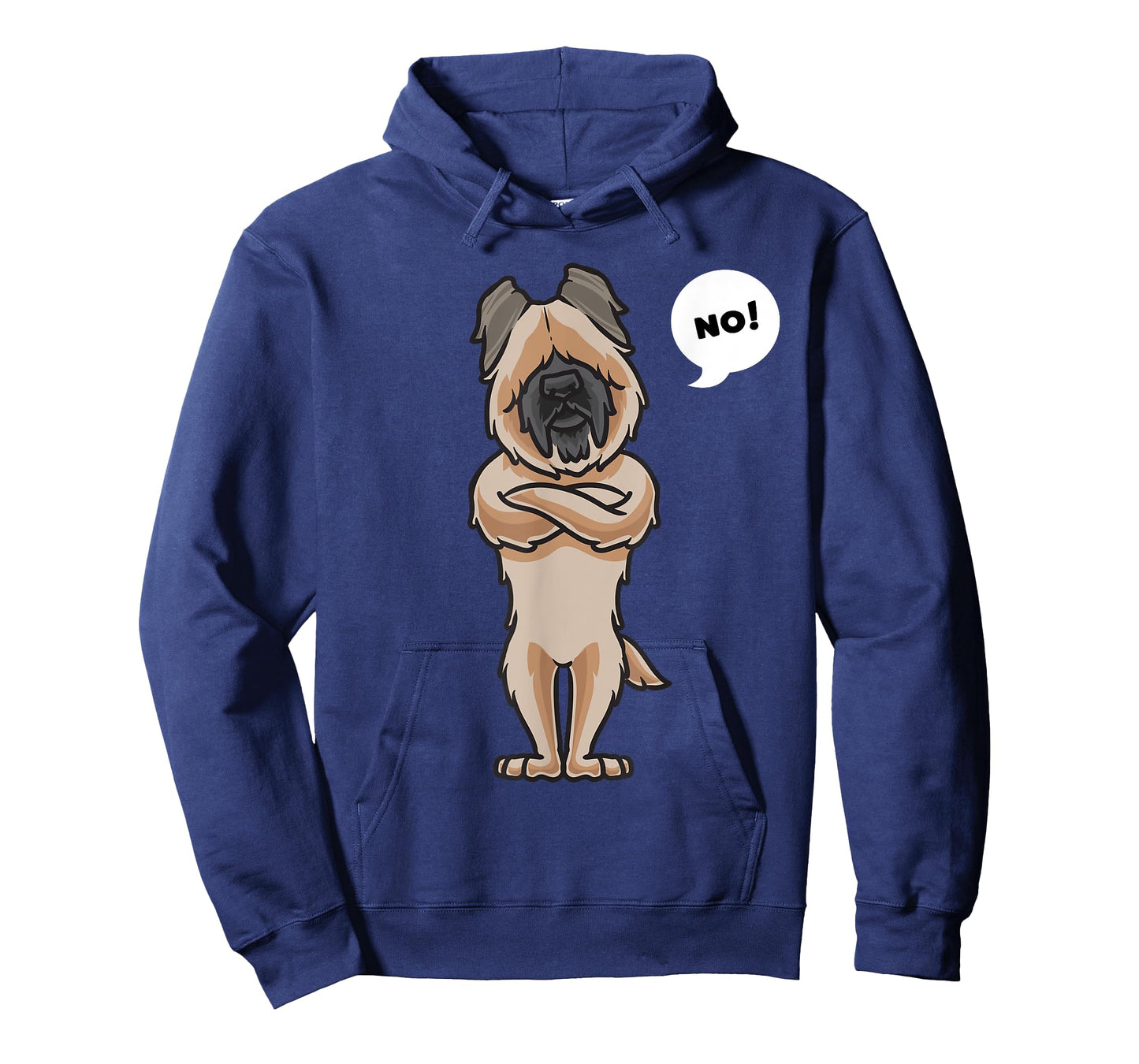 Stubborn Briard Dog funny T-Shirt