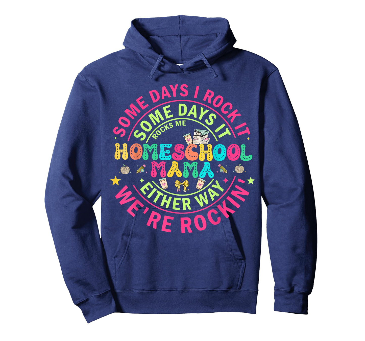 Homeschool Mama Homeschooling Graphic for Women Moms T-Shirt