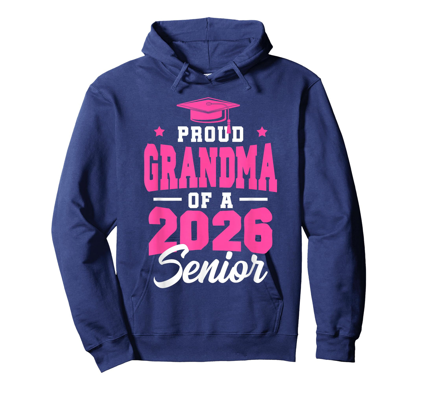Proud Grandma of A Senior Class of 2026 Senior 2026 Pink T-Shirt