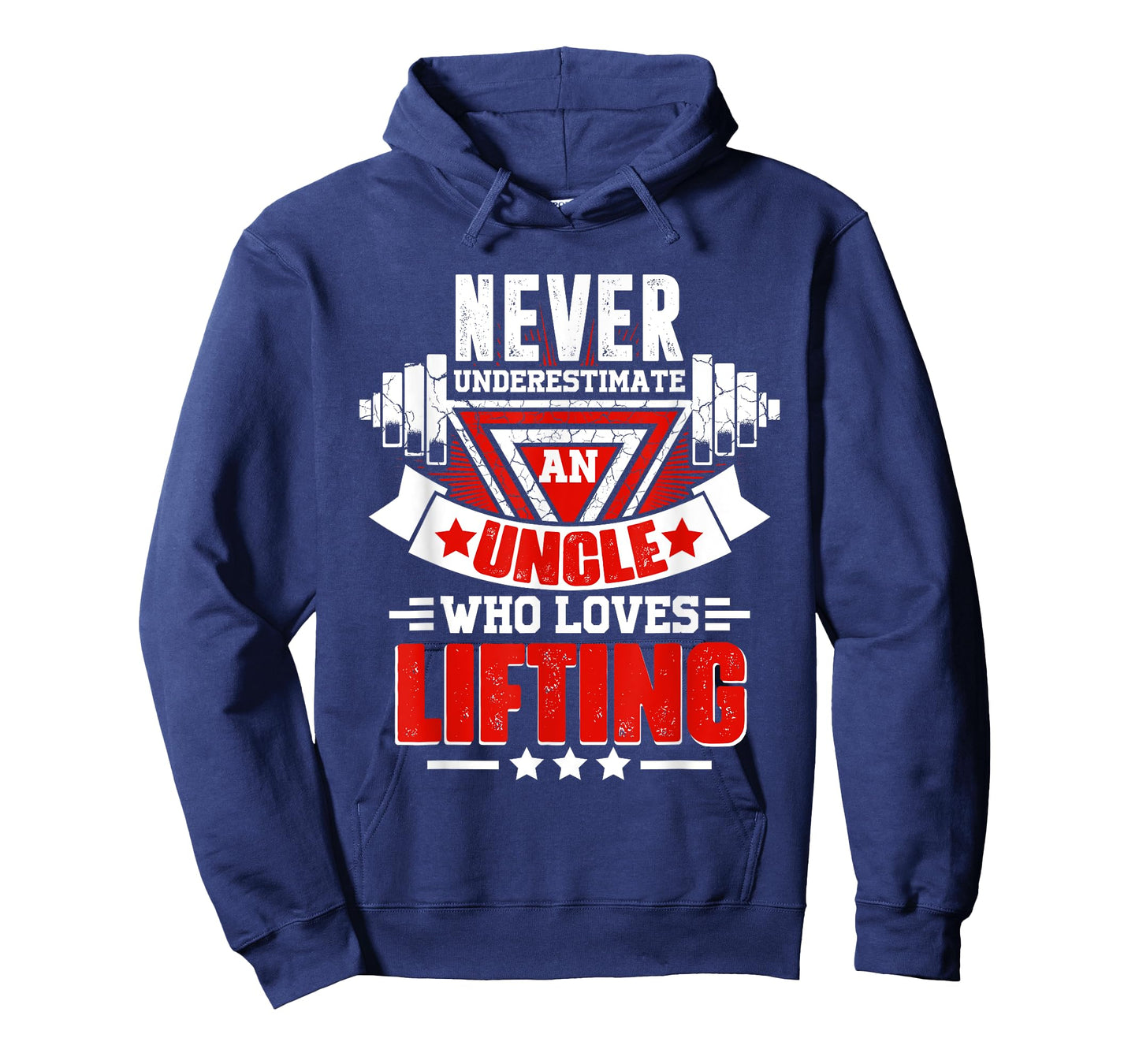 Never Underestimate Uncle Gym Workout Fitness Weightlifting T-Shirt