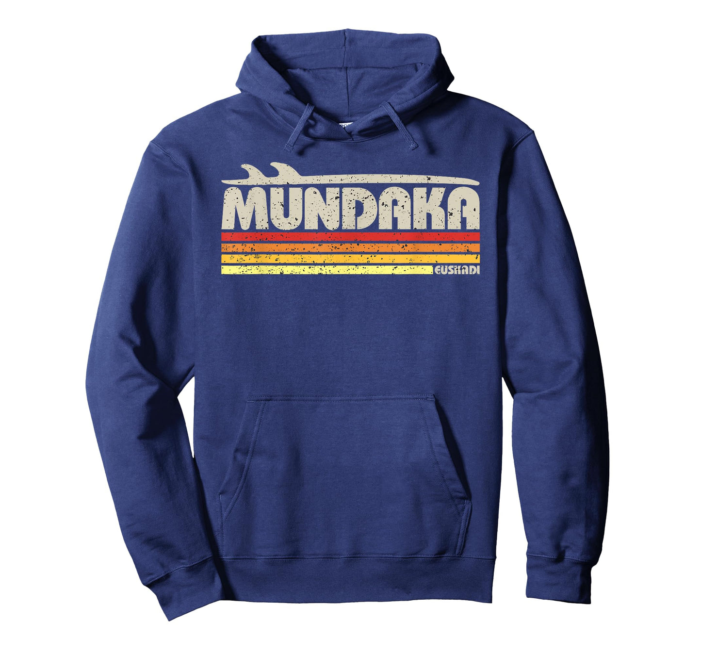 Mundaka Basque Country Spain - Retro Surf Paradise T-Shirt