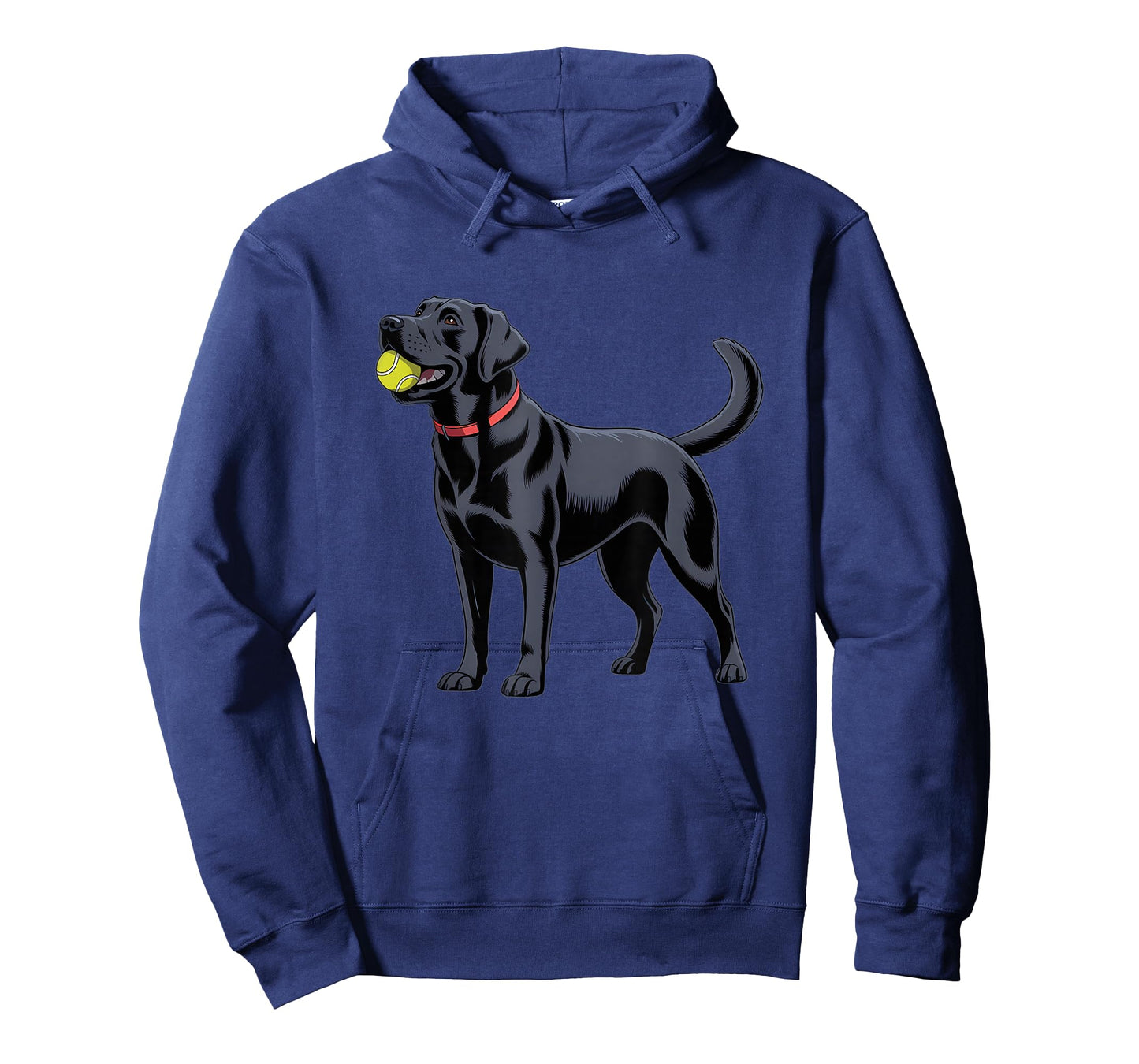 Black Labrador Retriever Black Lab Dog Fetch Tennis Ball T-Shirt