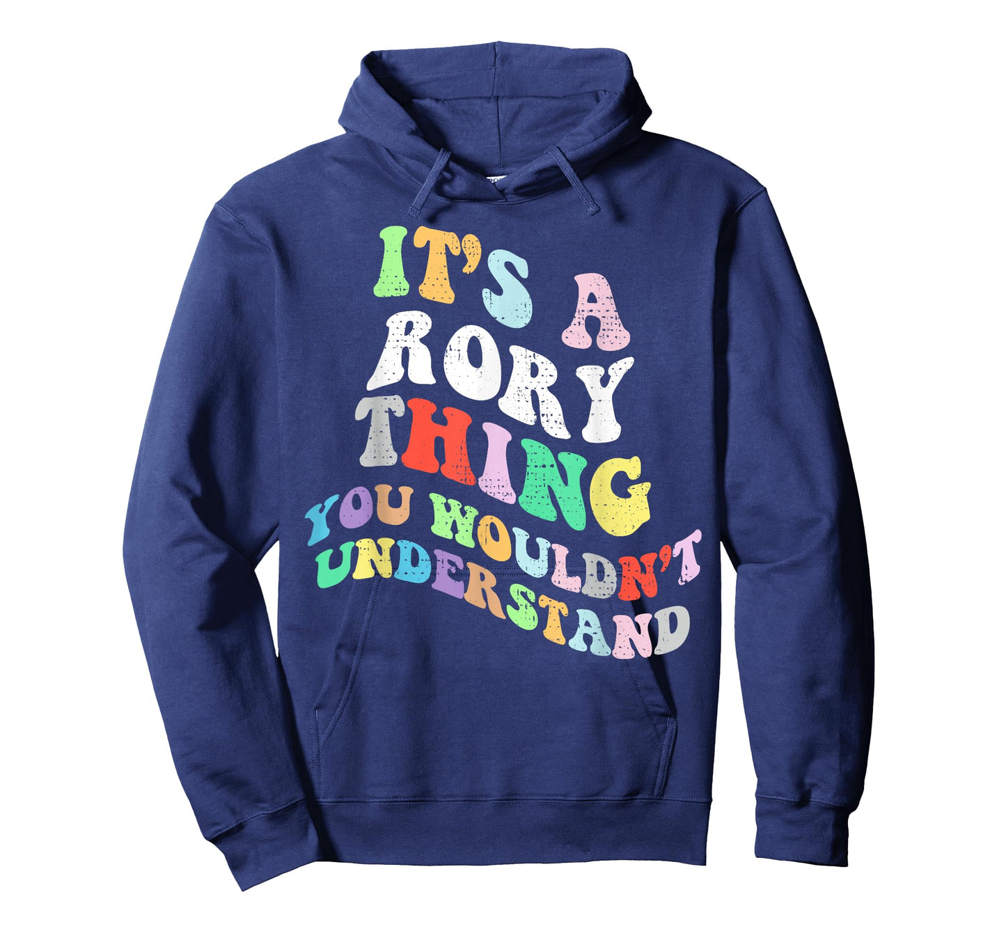Personalized Name Mothers Day outfit For Women Retro Groovy Its a Rory Thing You Wouldnt Understand T-Shirt, Small, Black