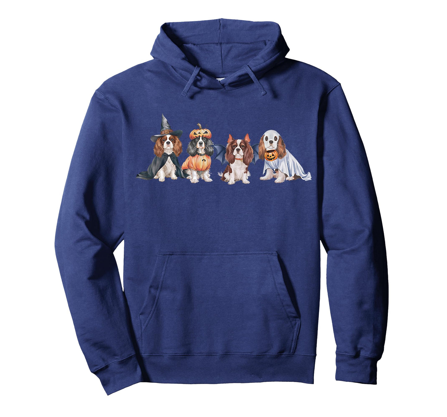 Cute Ghost Witch Cavalier king charles spaniel Halloween Dog T-Shirt