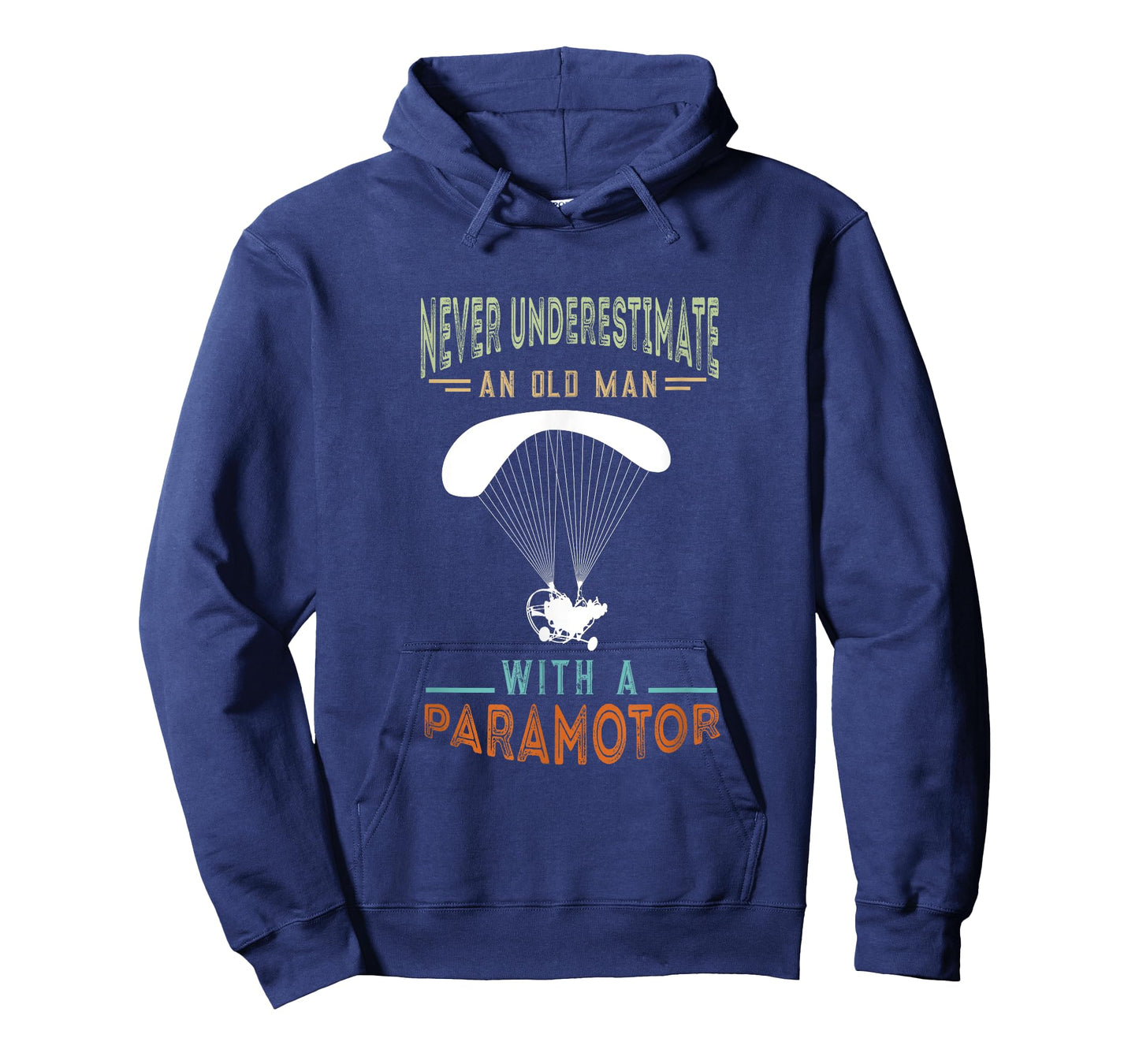Paramotor Old Man Paramotor Pilot Paraglider Paramotoring T-Shirt