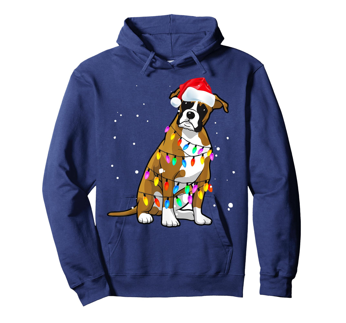 Boxer Christmas T-Shirt Boxer Dog Christmas Shirt Gift Men Women Kids T-Shirt