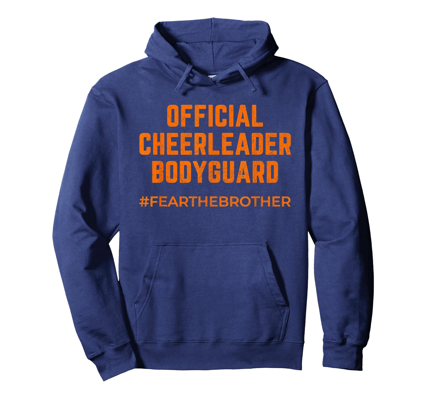 Official Cheerleader Bodyguard Fear the Brother Cheer Bro T-Shirt
