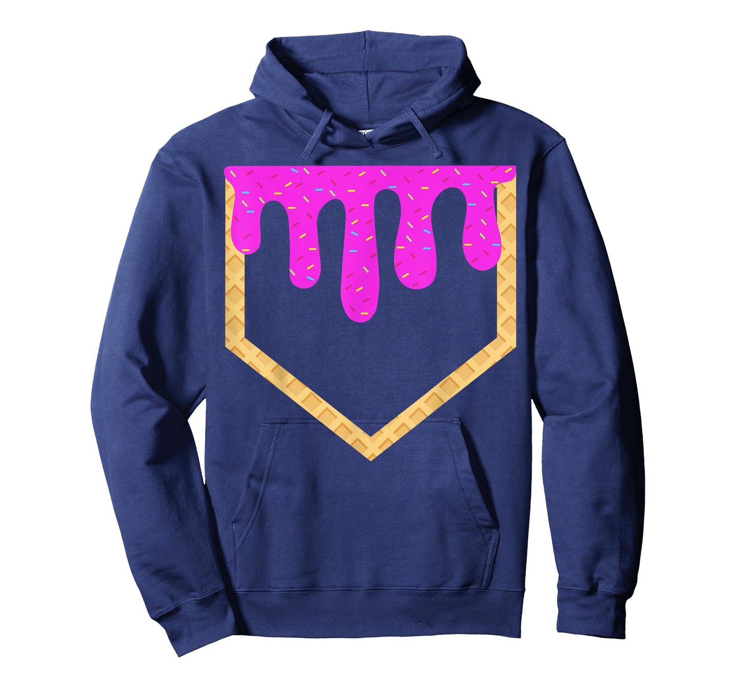 Baseball Drip Boys Home Plate Ice Cream Drip Youth T-Shirt