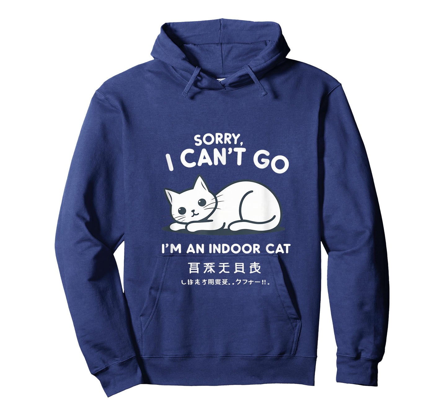 Sorry I Canโt Go โ Indoor Cat Humor for Home Lovers T-Shirt